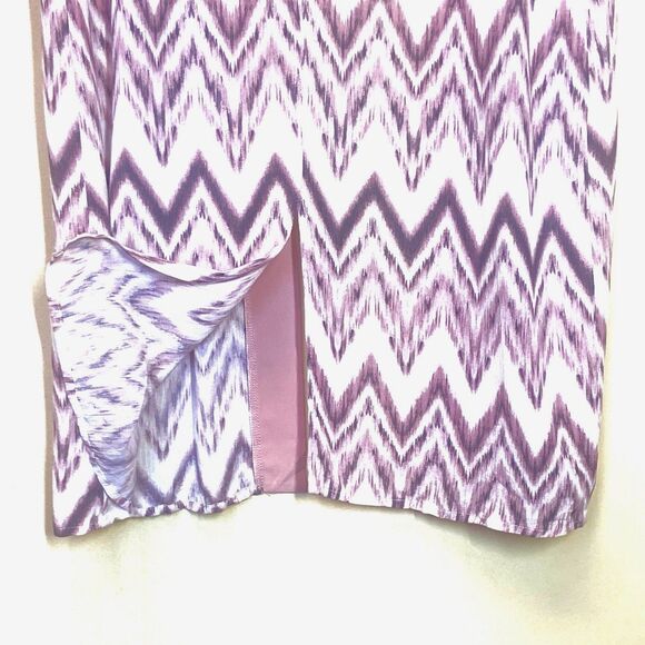 Mystree Kimono Jacket Duster Chevron Ikat Print Blush Size Small Boho Ro… - Picture 4 of 6